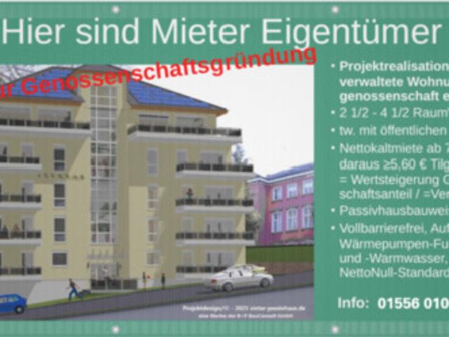 Projektierte genossenschaftliche 2 4 Raum Mietwohnung