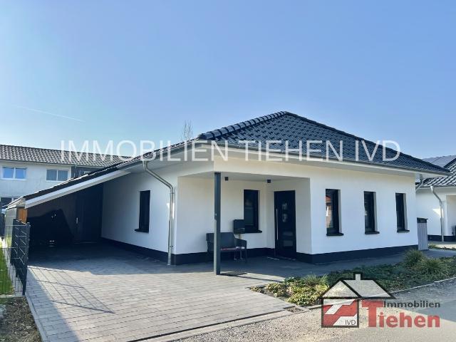 Projektierter Neubau Bungalow für komfortables Wohnen auf einer Ebene im KfW 40 Standard