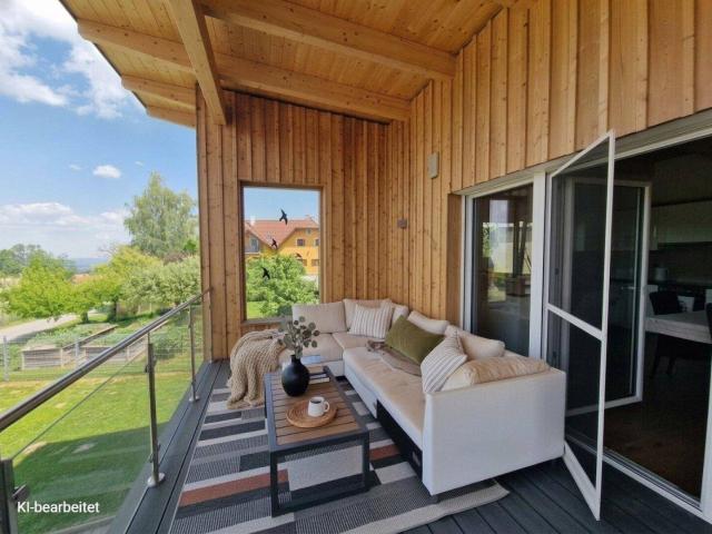 Projektmöglichkeit mit 3 weiteren Häusern ! Traumhafte Weitsicht – modernes Holzriegelhaus mit Ausbaupotenzial für zusätzliche Apartments
