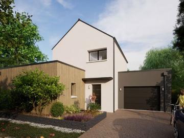 Projet de construction d'une maison neuve de 119.55 m² avec terrain à POUILLE LES COTEAUX 44