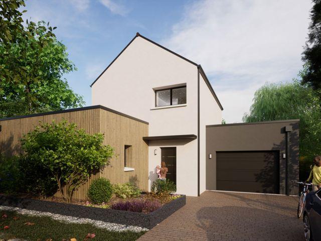 Projet de construction d'une maison neuve de 119.55 m² avec terrain à RUFFIGNE 44