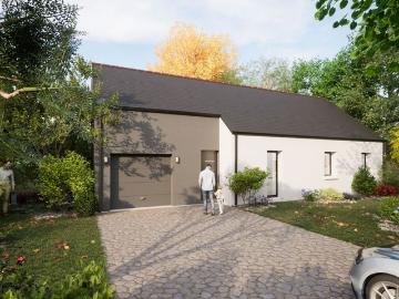 Projet de construction d'une maison neuve de 86.75 m² avec terrain à MESANGER 44