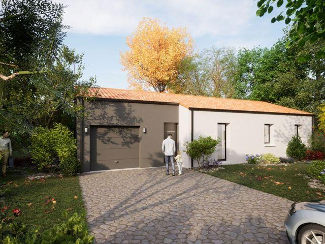 Projet de construction d'une maison neuve de 86.75 m² avec terrain à VILLEDIEU LA BLOUERE 49