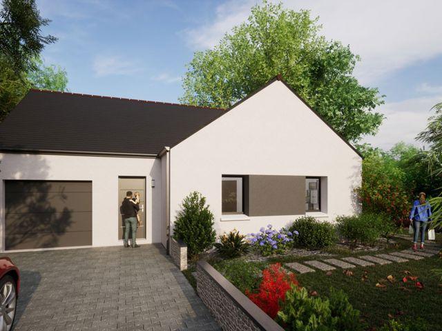 Projet de construction d'une maison neuve de 88.04 m² avec terrain à ABBARETZ 44