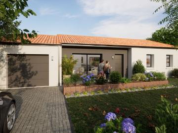 Projet de construction d'une maison neuve de 94.48 m² avec terrain à LE CELLIER 44