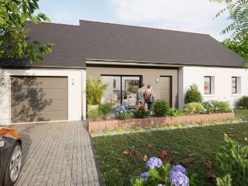 Projet de construction d'une maison neuve de 94.48 m² avec terrain à MESANGER 44