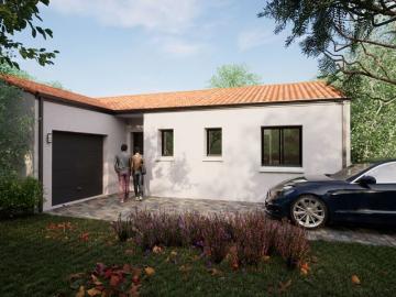 Projet de construction d'une maison neuve de 95.07 m² avec terrain à MAUVES SUR LOIRE 44