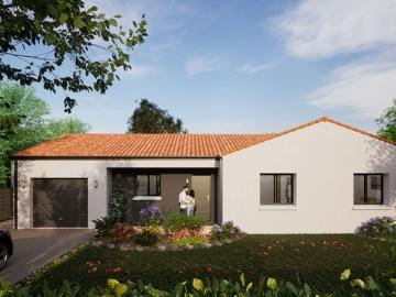 Projet de construction d'une maison neuve de 98.02 m² avec terrain à OUDON 44