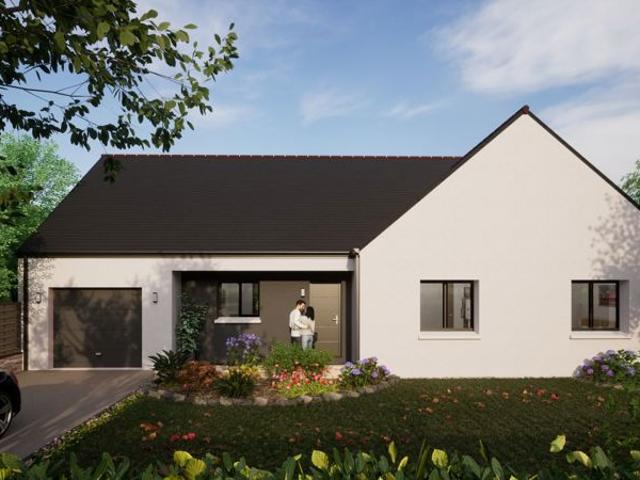 Projet de construction d'une maison neuve de 98.02 m² avec terrain à SAINT VINCENT DES LANDES 44