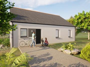 Projet de construction d'une maison neuve de 91.78 m² avec terrain à LA ROCHE BLANCHE 44