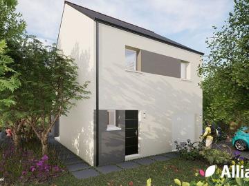 Projet de construction d'une maison neuve de 92.07 m² avec terrain à POUILLE LES COTEAUX 44