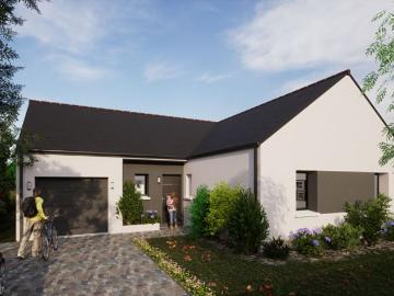 Projet de construction d'une maison neuve de 92.96 m² avec terrain à SAINT MARS LA JAILLE 44