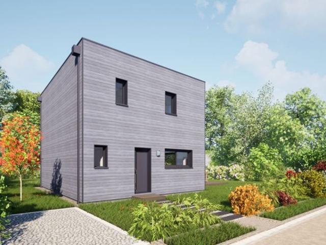 Projet de construction d'une maison bois de 100 m² avec terrain à LA POMMERAYE 49