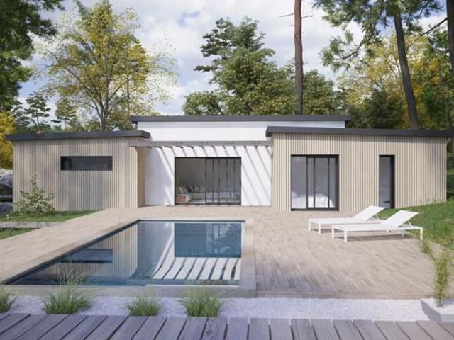 Projet de construction d'une maison bois de 130 m² avec terrain à LA POMMERAYE 49