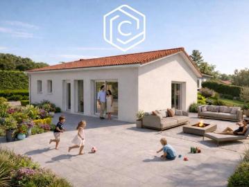 Projet de construction d'une maison de 85m2 avec terrain à SAINT MARCEL LES SAUZET 26