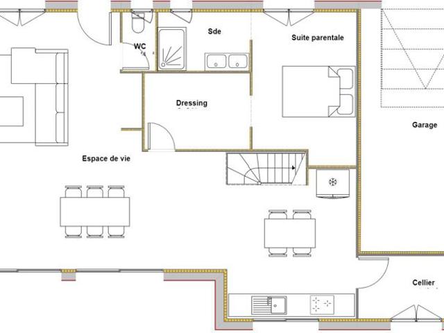 Projet de construction d'une maison 140.56 m² avec terrain à BORDEAUX 33