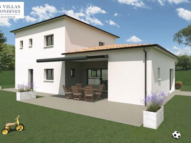 Projet de construction d'une maison 156.93 m² avec terrain à CASTELNAU DE MEDOC 33