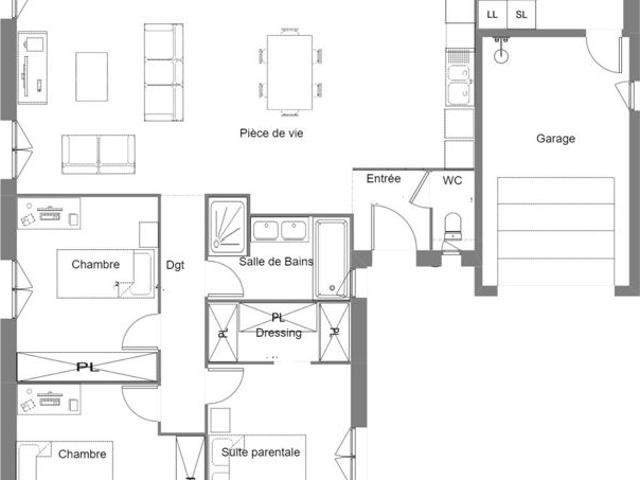Projet de construction d'une maison 100.42 m² avec terrain à CINTRAY 27