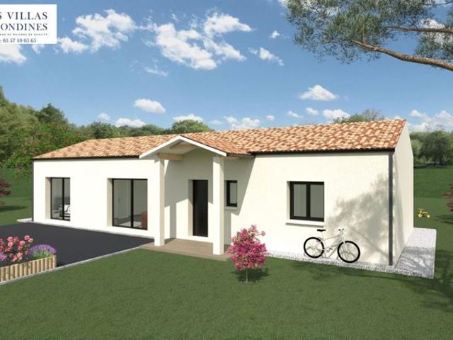 Projet de construction d'une maison 100.68 m² avec terrain à FARGUES 33
