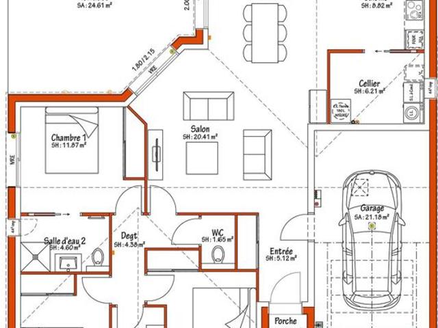 Projet de construction d'une maison 102 m² avec terrain à NOTRE DAME DE MONTS 85