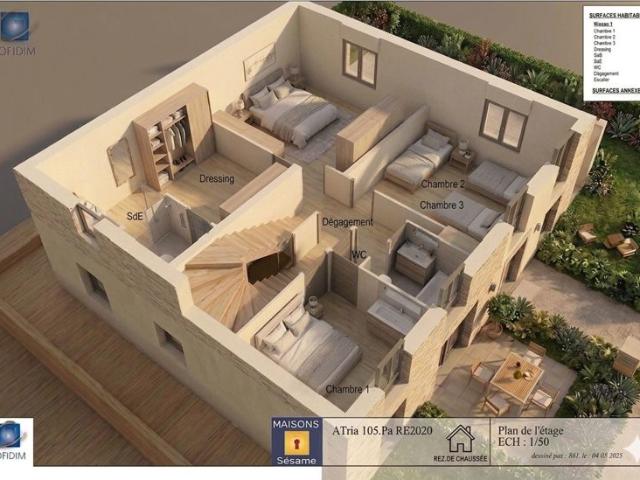 Projet de construction d'une maison 102 m² avec terrain à TOURNAN EN BRIE 77