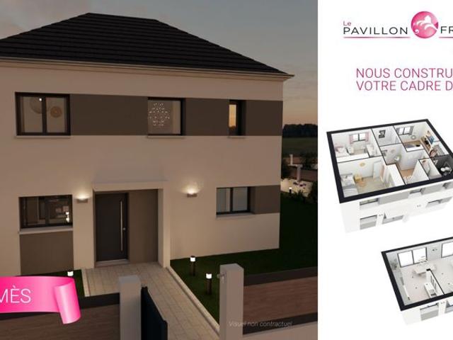 Projet de construction d'une maison 105 m² avec terrain à CHESSY 77