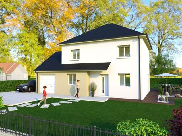 Projet de construction d'une maison 108 m² avec terrain à GRANDCAMP MAISY 14