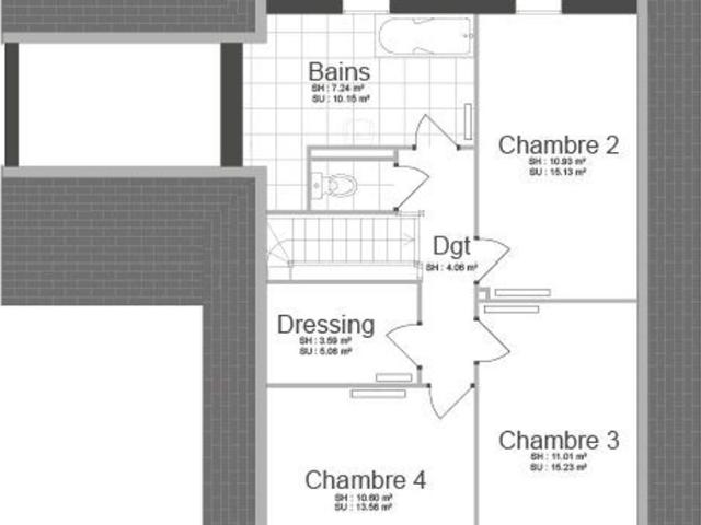 Projet de construction d'une maison 115 m² avec terrain à GRANDCAMP MAISY 14
