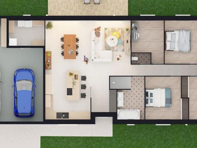 Projet de construction d'une maison 118 m² avec terrain à BELLENAVES 03