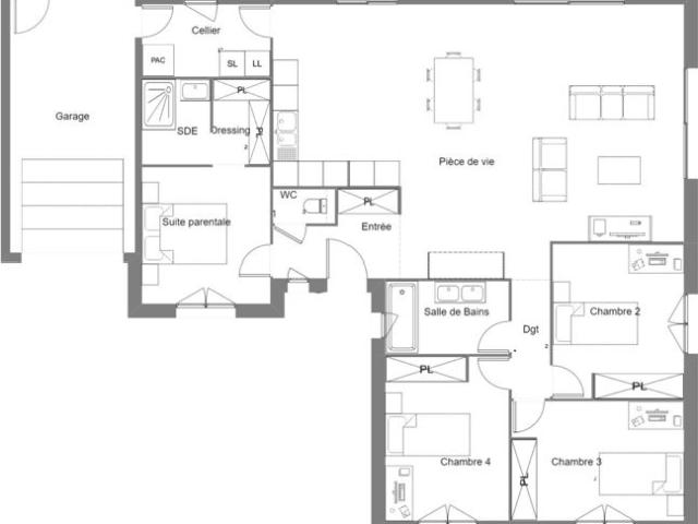 Projet de construction d'une maison 120.33 m² avec terrain à CINTRAY 27