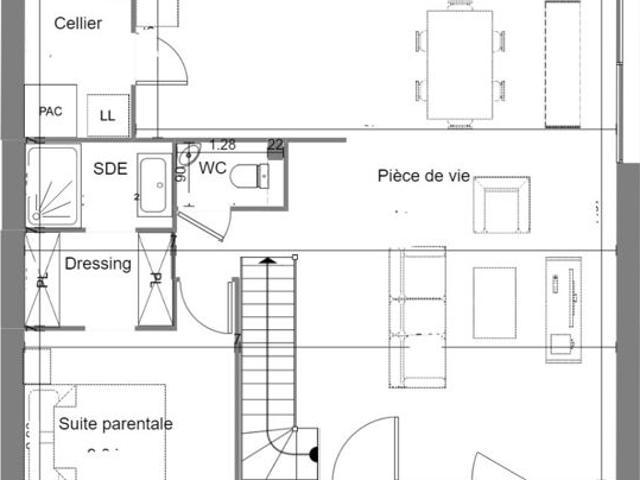 Projet de construction d'une maison 121.4 m² avec terrain à ANGERVILLE LA CAMPAGNE 27