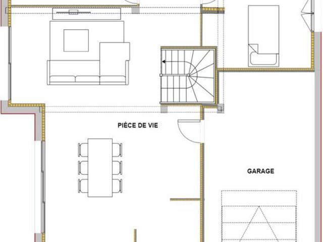 Projet de construction d'une maison 122.95 m² avec terrain à SAINT ROMAIN LA VIRVEE 33