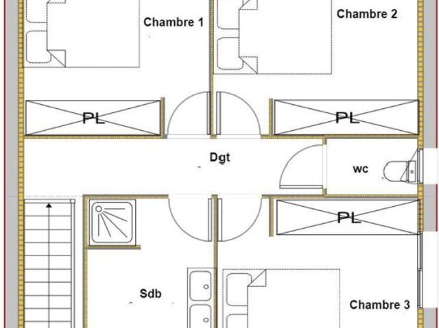 Projet de construction d'une maison 124.8 m² avec terrain à BUDOS 33