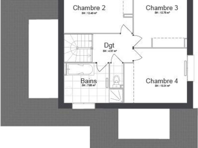 Projet de construction d'une maison 124 m² avec terrain à ELLON 14