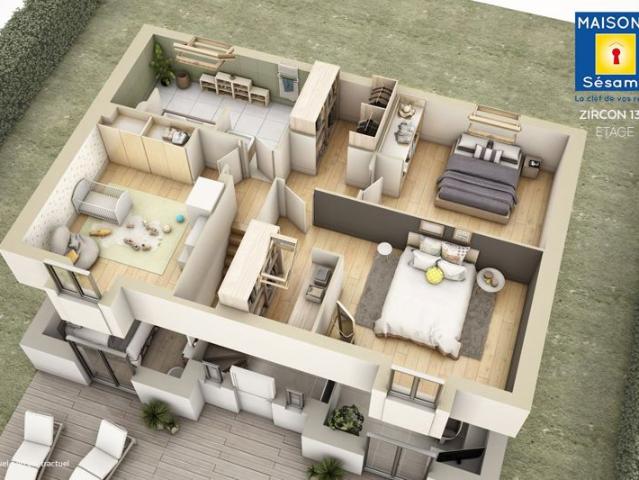 Projet de construction d'une maison 125 m² avec terrain à VIARMES 95