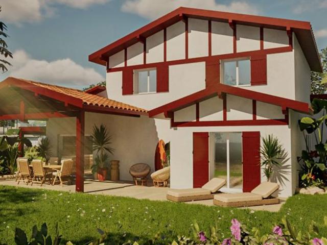 Projet de construction d'une maison 126.08 m² avec terrain à MOUGUERRE 64