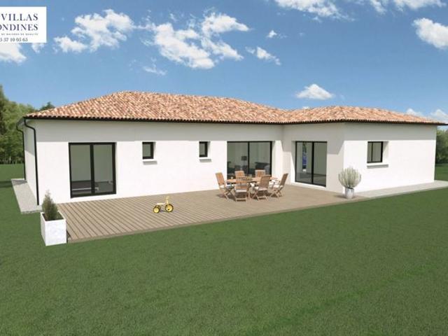 Projet de construction d'une maison 129.54 m² avec terrain à GENISSAC 33