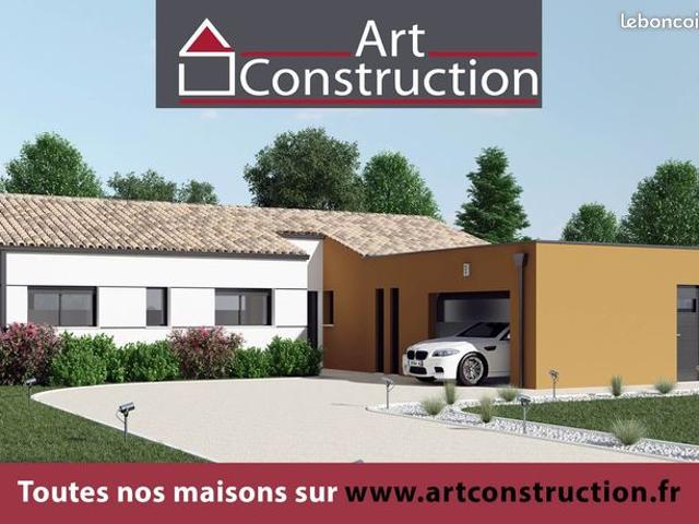 Projet de construction d'une maison 3 chambres de 90 m² sur un terrain à bâtir de 740 m2 à COULONGES