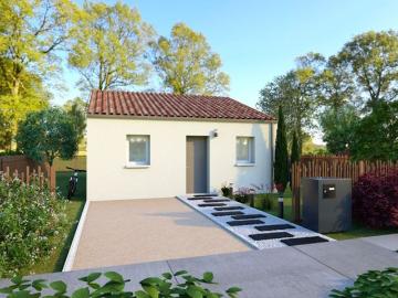 Projet de construction d'une maison 56.43 m² avec terrain à TOUVOIS 44