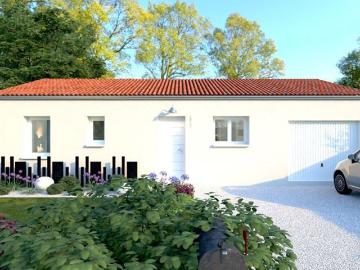 Projet de construction d'une maison 67.32 m² avec terrain à LIGUGE 86