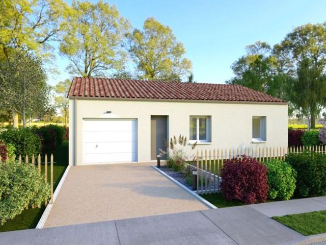 Projet de construction d'une maison 69.66 m² avec terrain à CHOLET 49