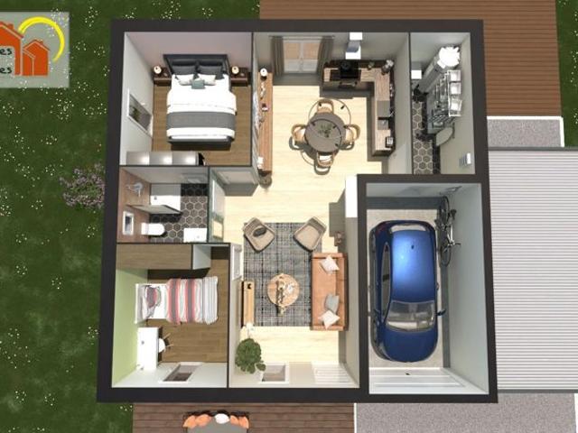 Projet de construction d'une maison 60 m² avec terrain à MAGNY COURS 58