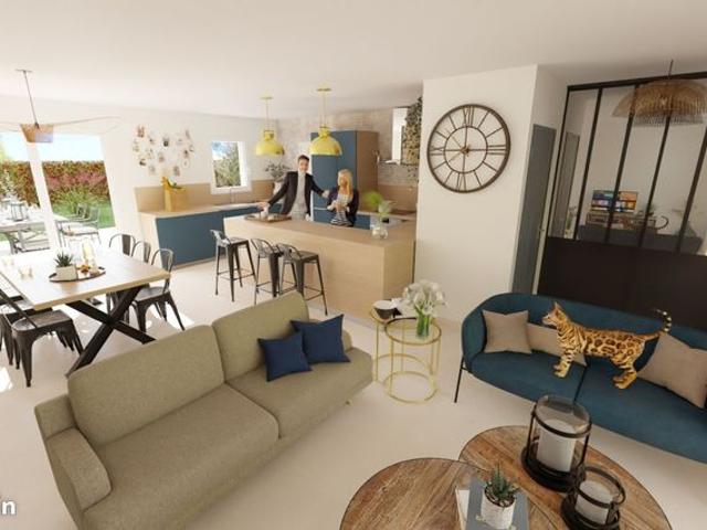 Projet de construction d'une maison 74 m² avec terrain à SAINT GENEST 03