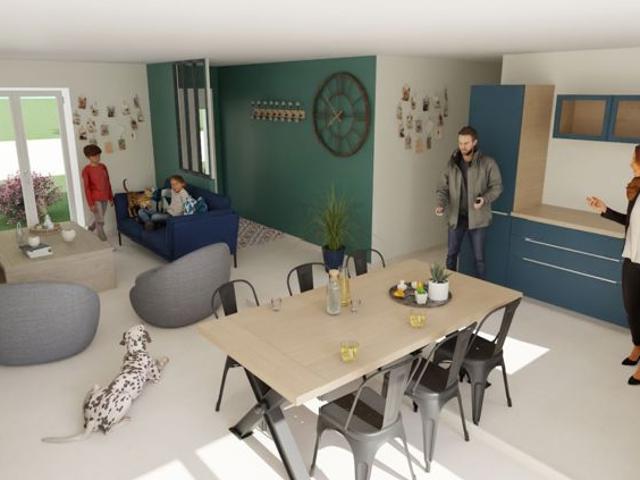 Projet de construction d'une maison 84 m² avec terrain à CONTIGNY 03