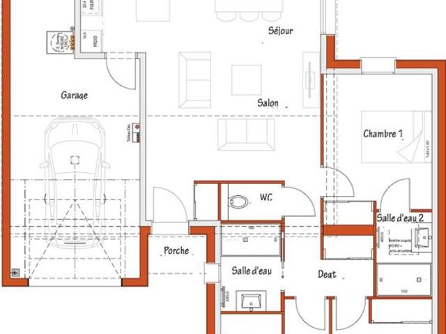 Projet de construction d'une maison 84 m² avec terrain à NOTRE DAME DE MONTS 85