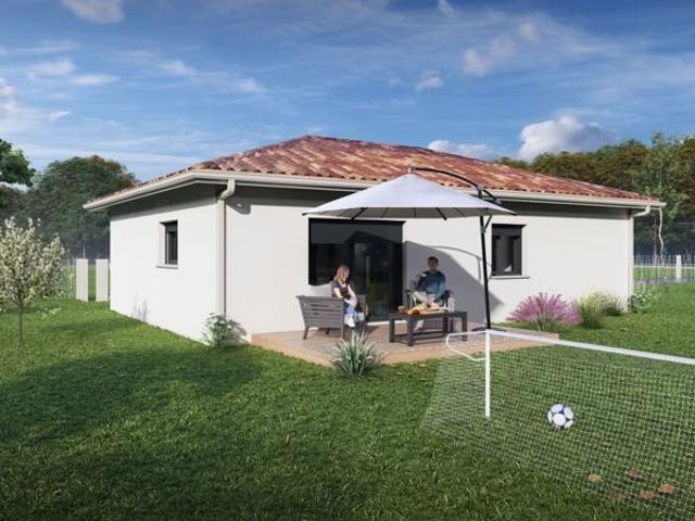 Projet de construction d'une maison 85 m² avec terrain à HAUT MAUCO 40