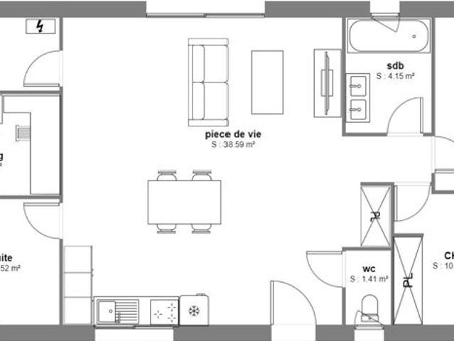 Projet de construction d'une maison 87 m² avec terrain à LE HAILLAN 33