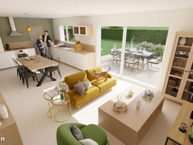 Projet de construction d'une maison 87.72 m² avec terrain à QUINSSAINES 03