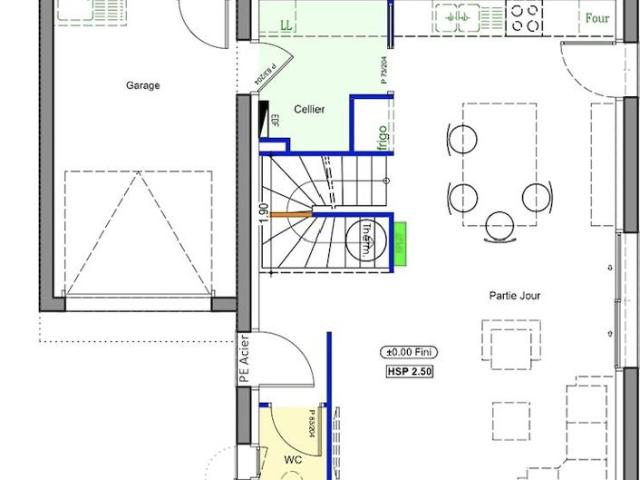 Projet de construction d'une maison 89 m² avec terrain à BASSUSSARRY 64