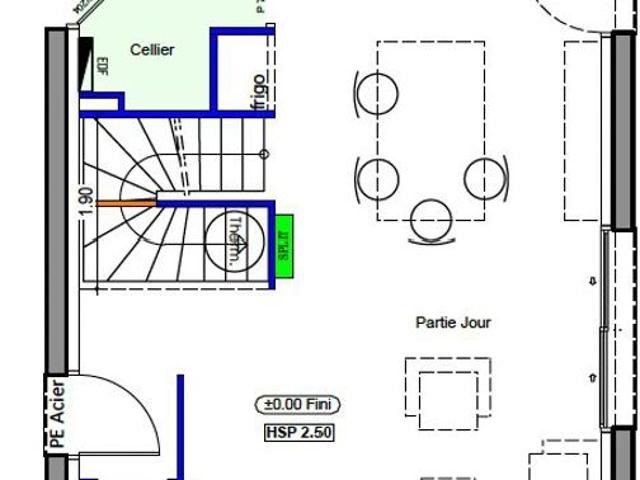 Projet de construction d'une maison 89.75 m² avec terrain à ARCANGUES 64
